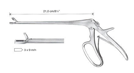 BIOPTICKÉ KLEŠTĚ TISCHLER-KEVORKIAN ROVNÉ 3x9MM, 21CM, HB5020      