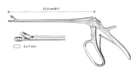 BIOPTICKÉ KLEŠTĚ TISCHLER ROVNÉ 3x7MM, 21CM, HB5021