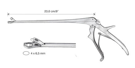 BIOPTICKÉ KLEŠTĚ BAGGISH SE ZOUBKY 4x6,5MM, 23CM, HB5027  