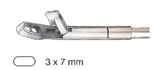 VÝMĚNNÁ KONCOVKA BIOPTICKÝCH KLEŠTÍ UNI-TISCHLER S VYHNUTÍM NAHORU 3x7MM KÓD HB5035-03