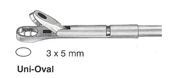 VÝMĚNNÁ KONCOVKA BIOPTICKÝCH KLEŠTÍ UNI-OVAL ROVNÁ 3x5MM, HB5037