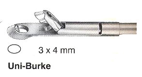 VÝMĚNNÁ KONCOVKA BIOPTICKÝCH KLEŠTÍ UNI-BURKE ROVNÁ 3x4MM KÓD HB5039