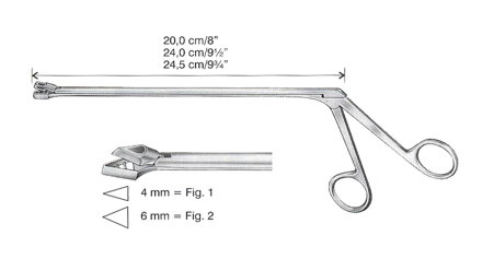 BIOPTICKÉ KLEŠTĚ SCHUHMACHER FIG.2 - 6mm, 24cm KÓD HB5044     