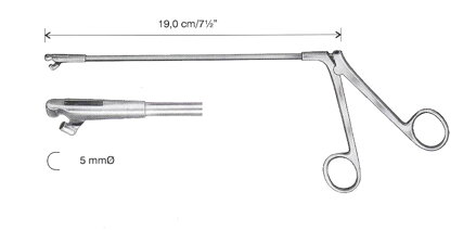 BIOPTICKÉ KLEŠTĚ BERGER 5MM, 19 CM KÓD HB5055