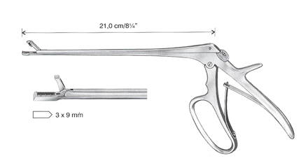 BIOPTICKÉ KLEŠTĚ TISCHLER-KEVORKIAN ROVNÉ 3x9MM, 21CM KÓD HB5020      