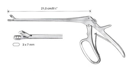 BIOPTICKÉ KLEŠTĚ TISCHLER ROVNÉ 3x7MM, 21CM, HB5021