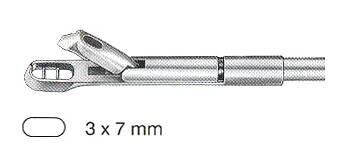 VÝMĚNNÁ KONCOVKA BIOPTICKÝCH KLEŠTÍ UNI-TISCHLER ROVNÁ 3x7MM, HB5035-01        