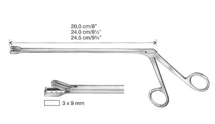 BIOPTICKÉ KLEŠTĚ KEVORKIAN 3x9MM, 24,5CM, HB5049      